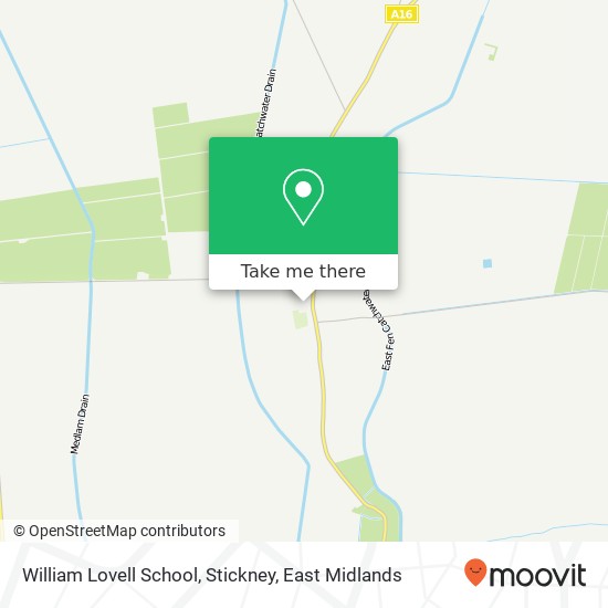 William Lovell School, Stickney map