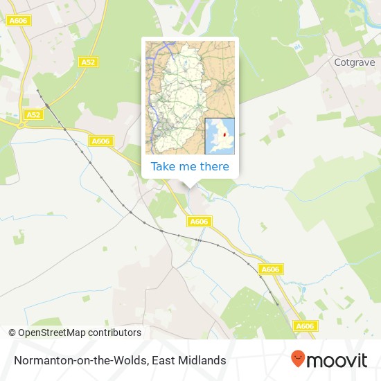 Normanton-on-the-Wolds map