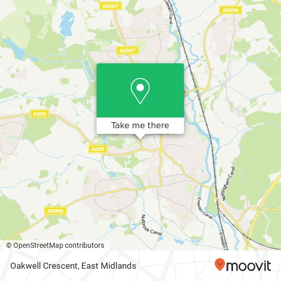 Oakwell Crescent map