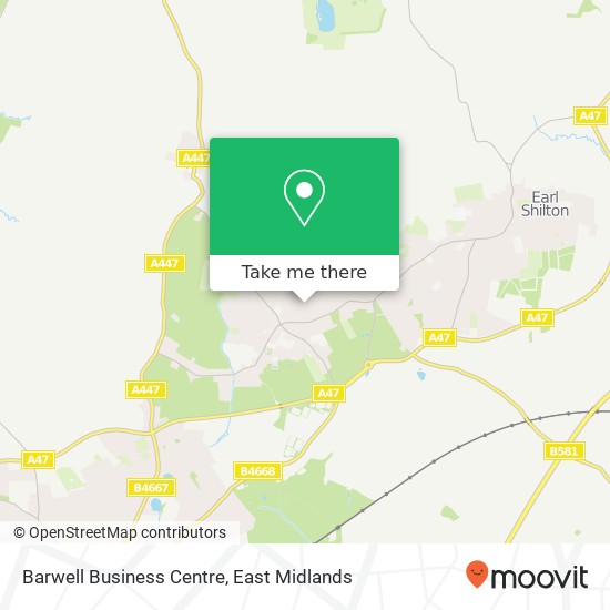 Barwell Business Centre map