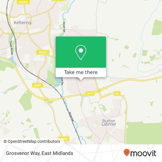 Grosvenor Way map