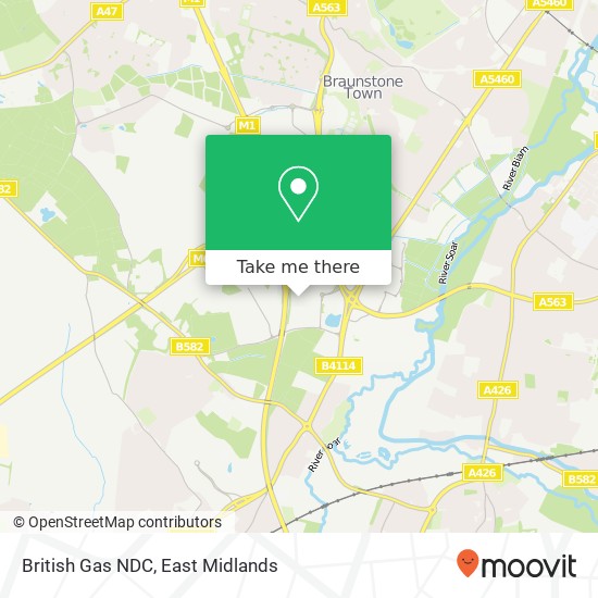 British Gas NDC map