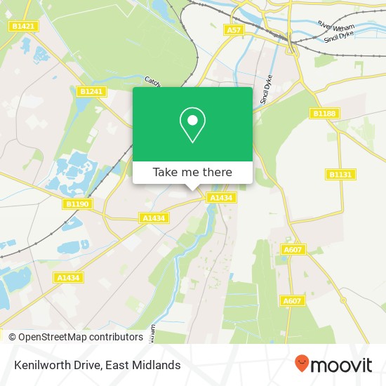 Kenilworth Drive map