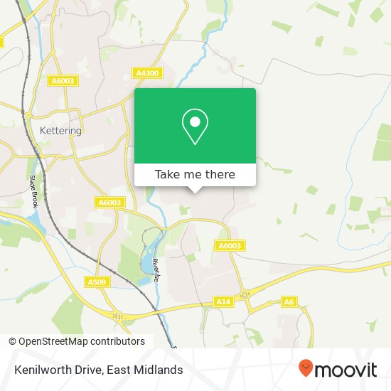 Kenilworth Drive map