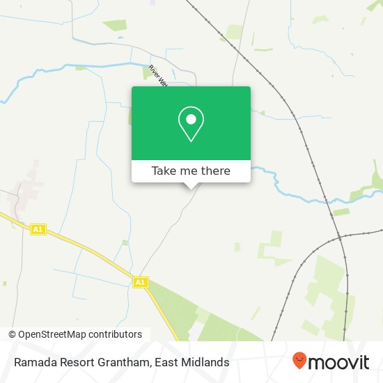 Ramada Resort Grantham map