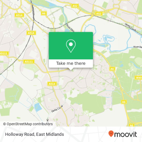 Holloway Road map