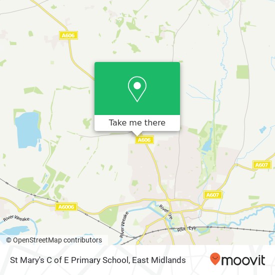 St Mary's C of E Primary School map