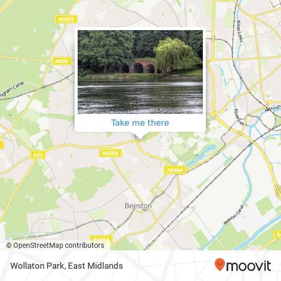Wollaton Park map