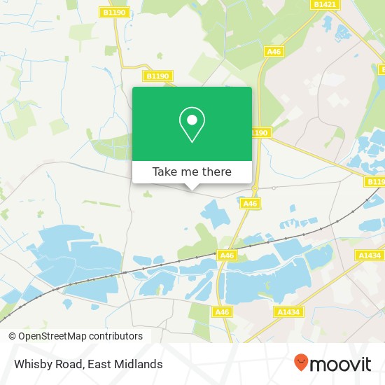 Whisby Road map