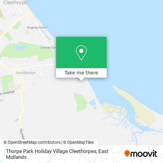 Thorpe Park Holiday Village Cleethorpes map