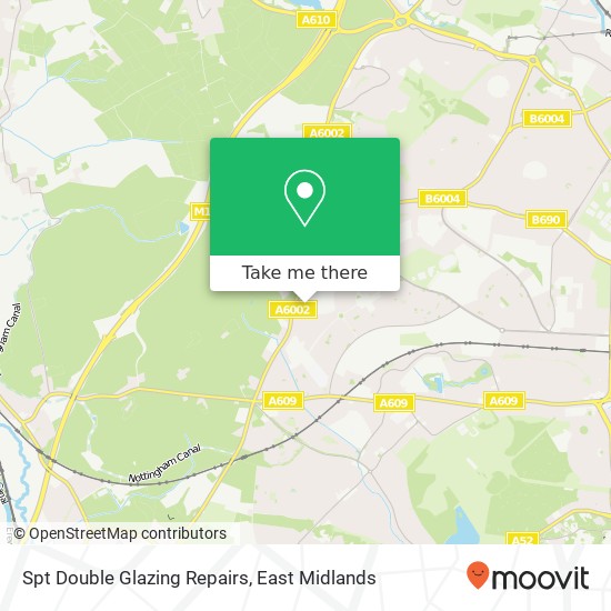 Spt Double Glazing Repairs map