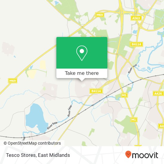 Tesco Stores map