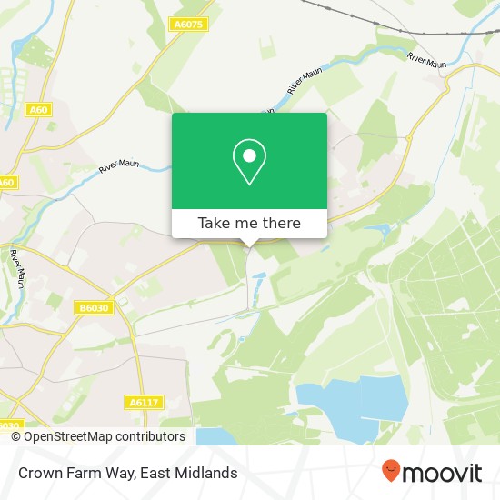 Crown Farm Way map