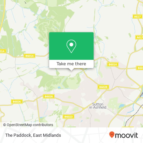 The Paddock map