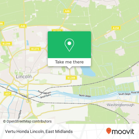 Vertu Honda Lincoln map