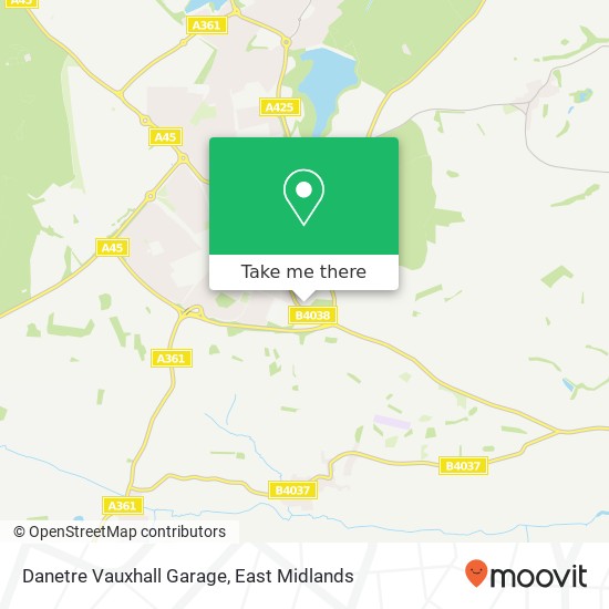 Danetre Vauxhall Garage map