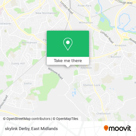 skylink Derby map