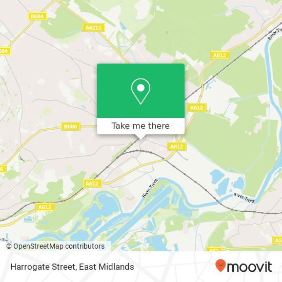 Harrogate Street map