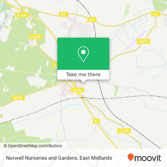 Norwell Nurseries and Gardens map