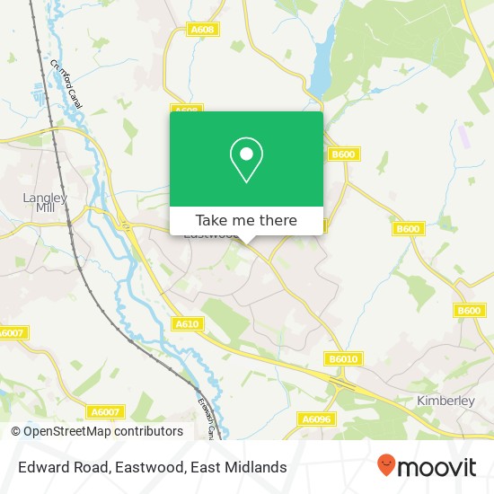 Edward Road, Eastwood map