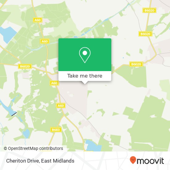 Cheriton Drive map