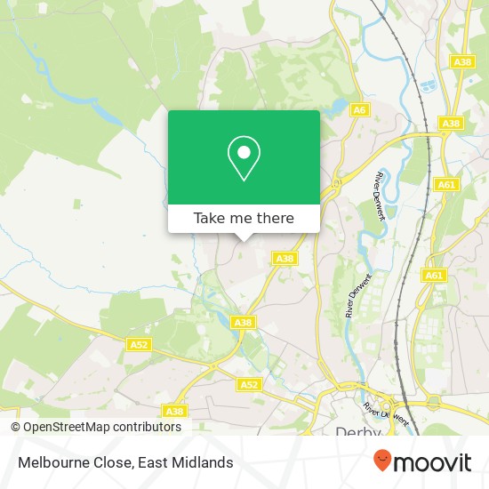 Melbourne Close map