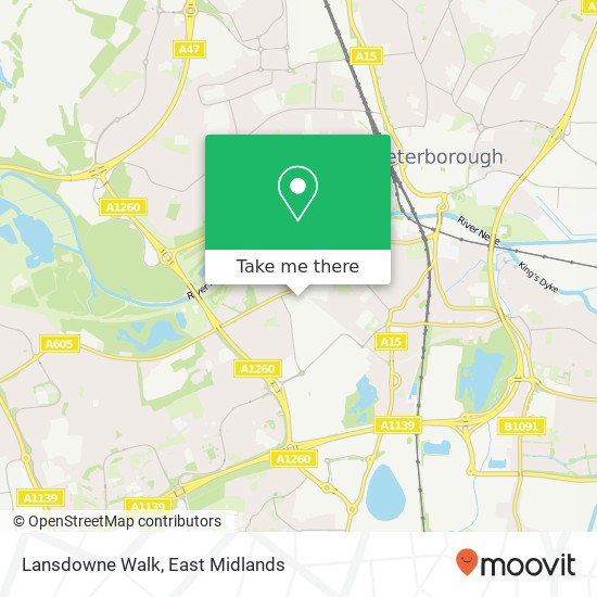 Lansdowne Walk map