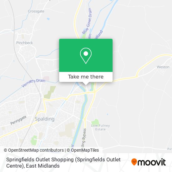 Springfields Outlet Shopping (Springfields Outlet Centre) map