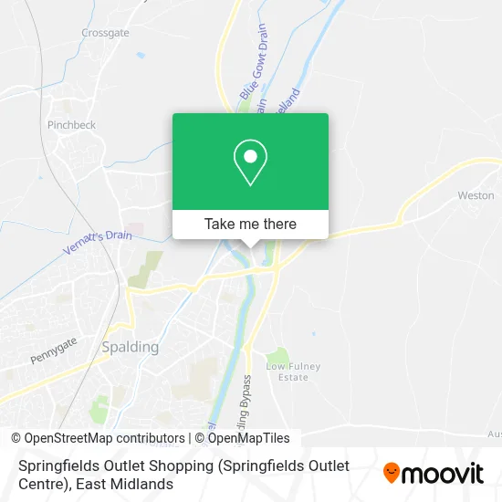 Springfields Outlet Shopping (Springfields Outlet Centre) map