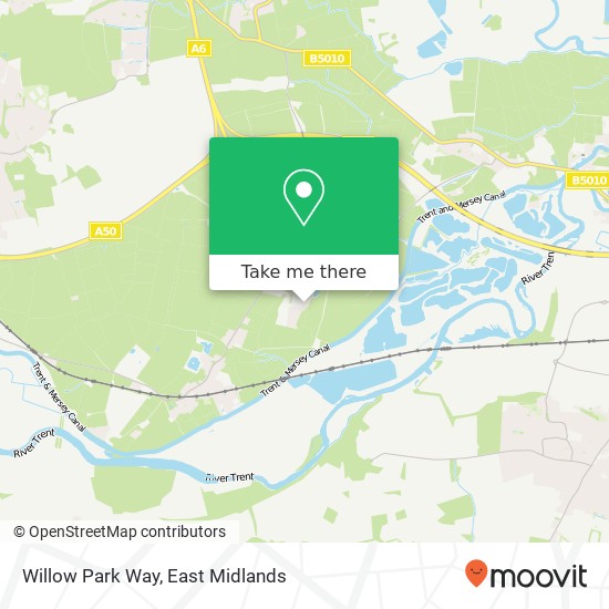 Willow Park Way map