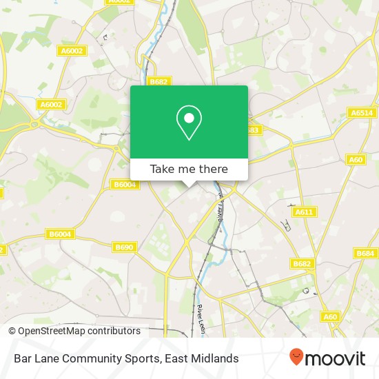 Bar Lane Community Sports map