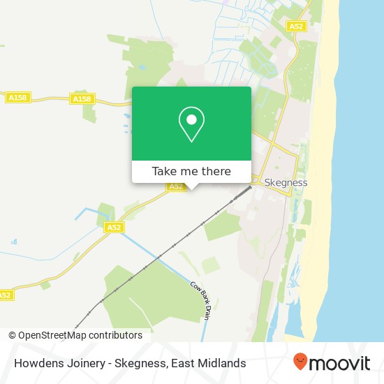 Howdens Joinery - Skegness map