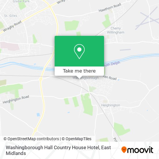 Washingborough Hall Country House Hotel map