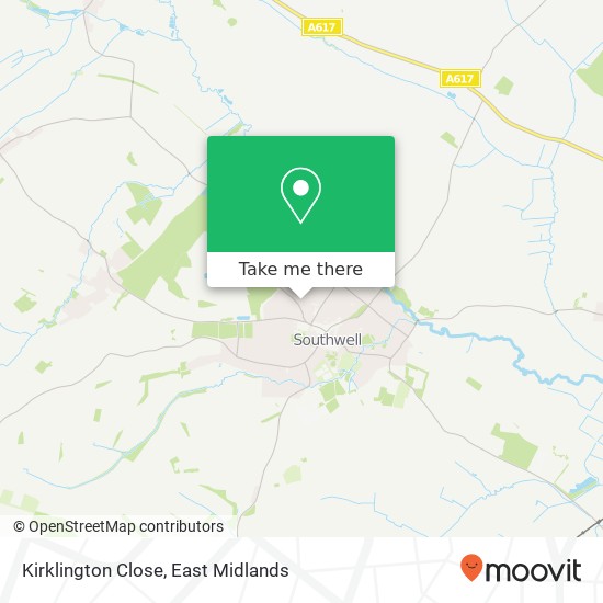 Kirklington Close map