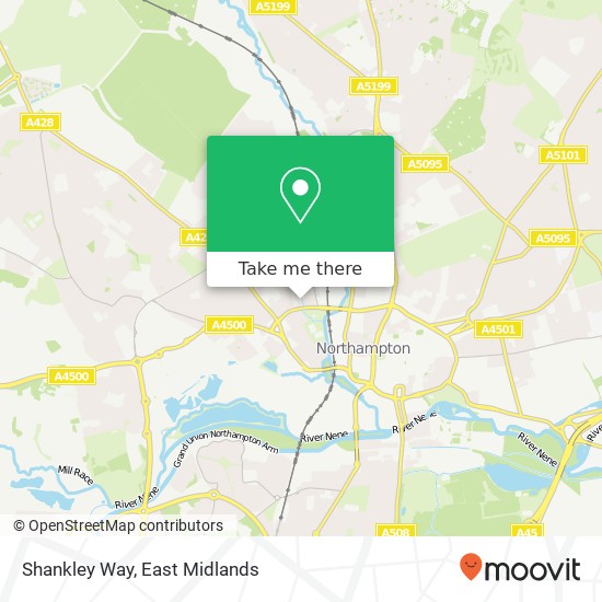 Shankley Way map