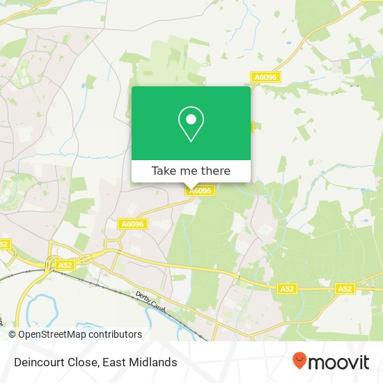 Deincourt Close map