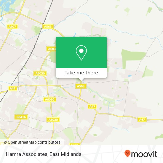 Hamra Associates map