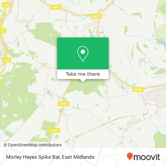 Morley Hayes Spike Bar map