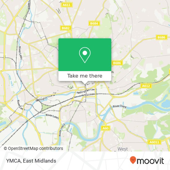 YMCA map