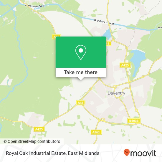 Royal Oak Industrial Estate map