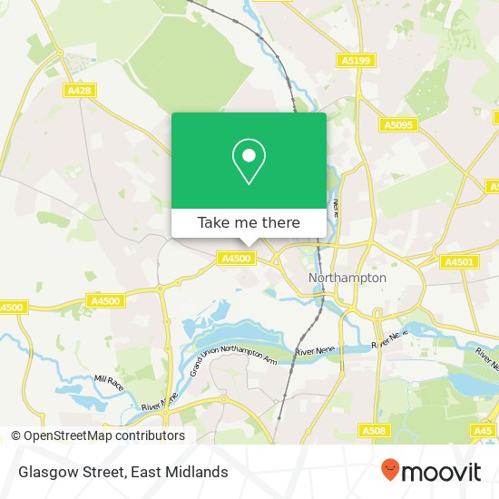 Glasgow Street map