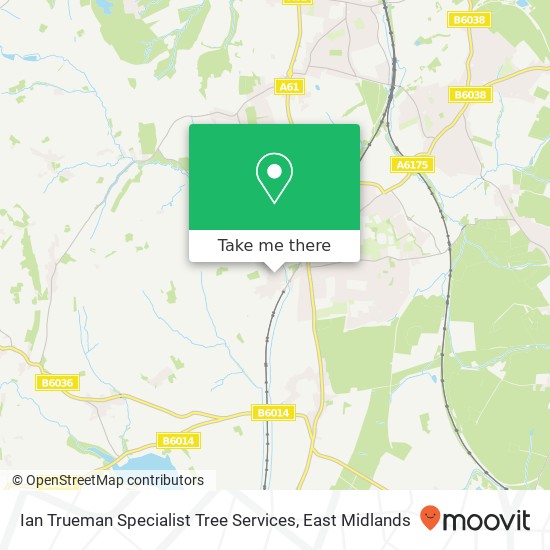 Ian Trueman Specialist Tree Services map