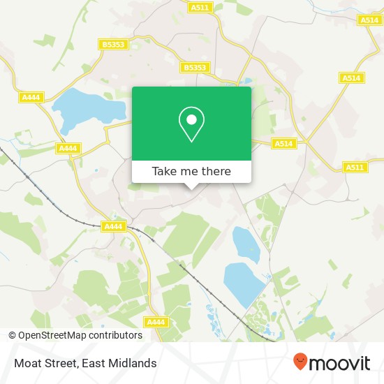 Moat Street map