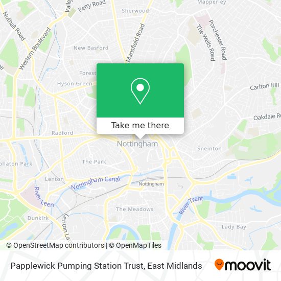 Papplewick Pumping Station Trust map