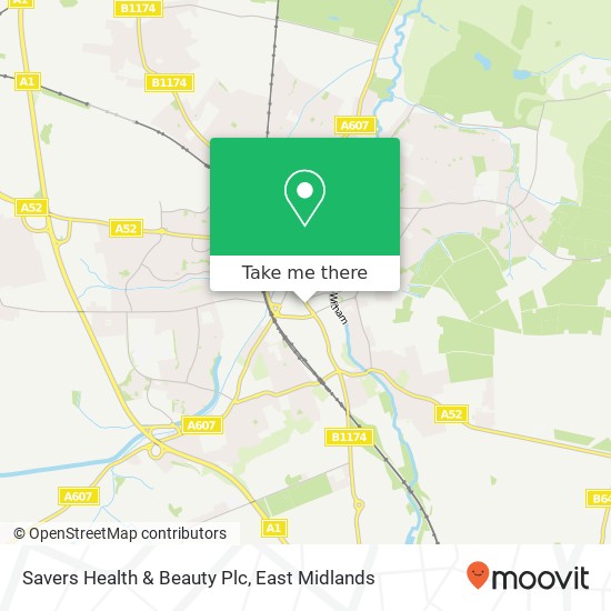 Savers Health & Beauty Plc map