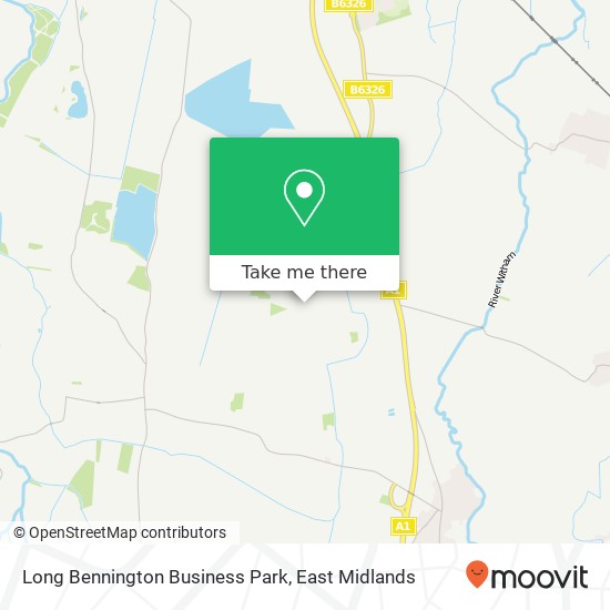 Long Bennington Business Park map
