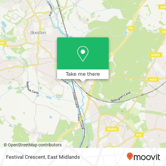 Festival Crescent map