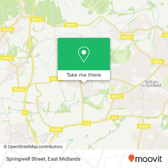 Springwell Street map