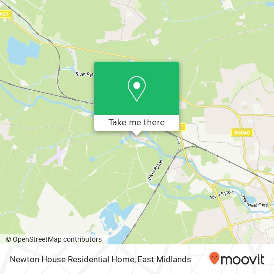 Newton House Residential Home map