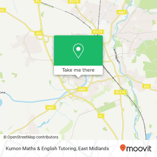 Kumon Maths & English Tutoring map